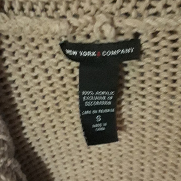 New York and company open front cardigan - Picture 2 of 4